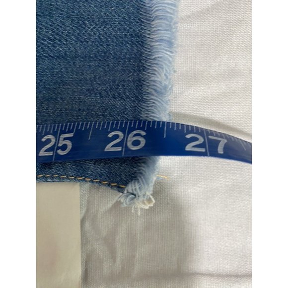 Flying Monkey Women’s Jeans Platinum distressed USA Size tag 29 Actual 36" - Picture 9 of 9